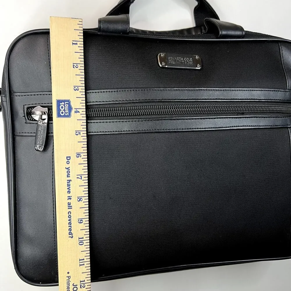 Kenneth Cole Reaction R-Tech Laptop Briefcase Bag Black 15
